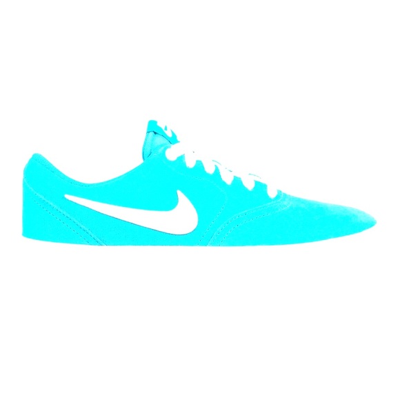 teal color nike shoes